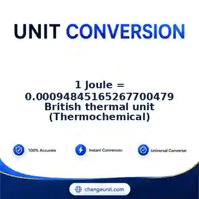 convert-from-joule-to-british-thermal-unit-thermochemical - The Best Free Converter