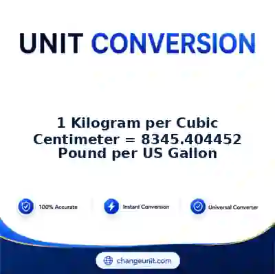 convert-from-kilogram-per-cubic-centimeter-to-pound-per-us-gallon - The Best Free Converter