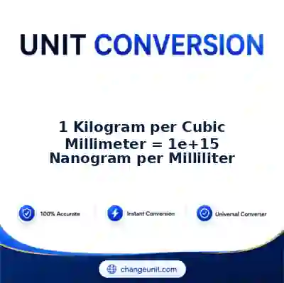 convert-from-kilogram-per-cubic-millimeter-to-nanogram-per-milliliter - The Best Free Converter
