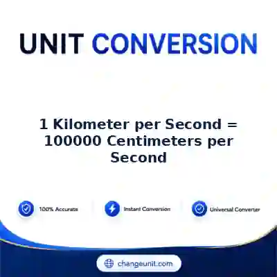 convert-from-kilometre-per-second-to-centimeters-per-second - The Best Free Converter