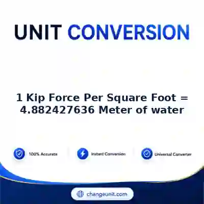 convert-from-kip-force-per-square-foot-to-meter-of-water - The Best Free Converter