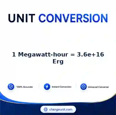 convert-from-megawatt-hour-to-erg - The Best Free Converter
