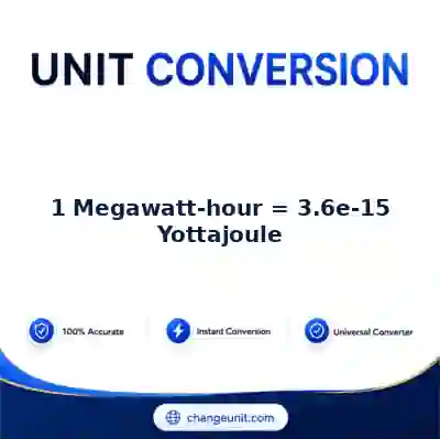 convert-from-megawatt-hour-to-yottajoule - The Best Free Converter