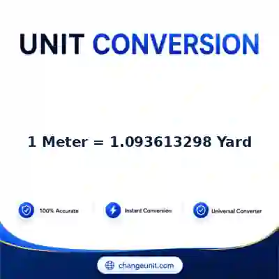 convert-from-meter-to-yard - The Best Free Converter