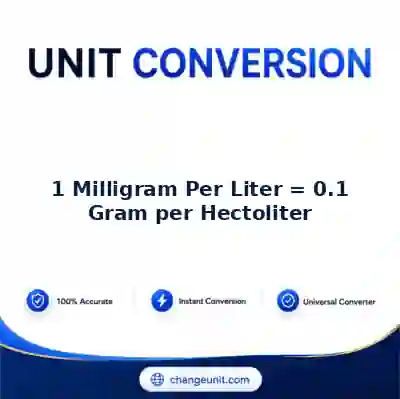 convert-from-milligram-per-liter-to-gram-per-hectoliter - The Best Free Converter