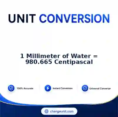 convert-from-millimeter-of-water-to-centipascal - The Best Free Converter