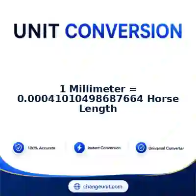 convert-from-millimeter-to-horse-length - The Best Free Converter
