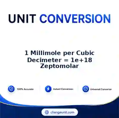 convert-from-millimole-per-cubic-decimeter-to-zeptomolar - The Best Free Converter