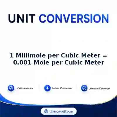 convert-from-millimole-per-cubic-meter-to-mole-per-cubic-meter - The Best Free Converter