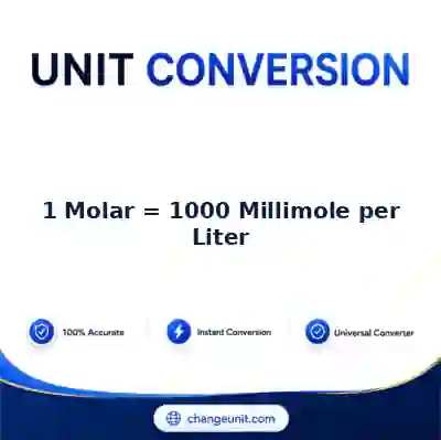 convert-from-molar-to-millimole-per-liter - The Best Free Converter