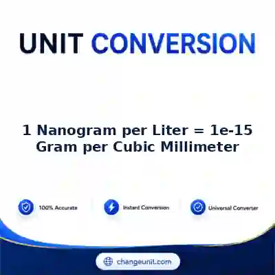 convert-from-nanogram-per-liter-to-gram-per-cubic-millimetre - The Best Free Converter