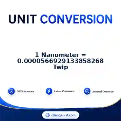 convert-from-nanometer-to-twip - The Best Free Converter