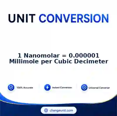 convert-from-nanomolar-to-millimole-per-cubic-decimeter - The Best Free Converter