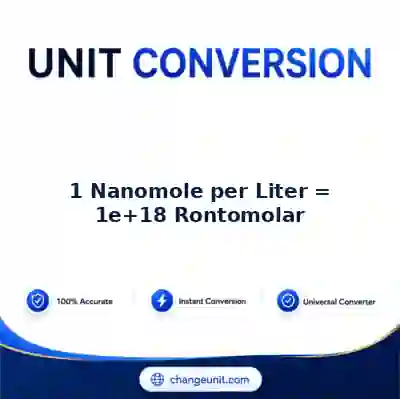 convert-from-nanomole-per-liter-to-rontomolar - The Best Free Converter