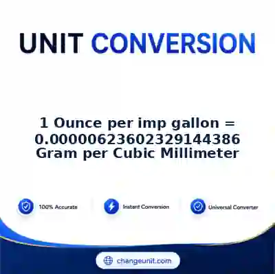 convert-from-ounce-per-imp-gallon-to-gram-per-cubic-millimetre - The Best Free Converter