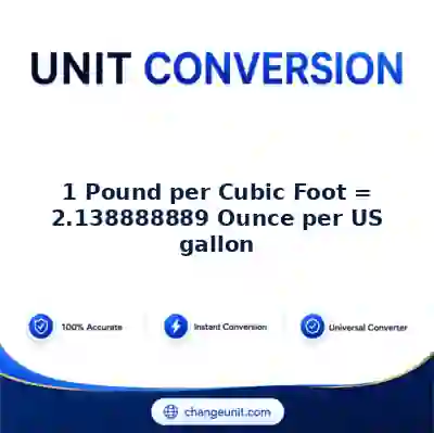 convert-from-pound-per-cubic-foot-to-ounce-per-us-gallon - The Best Free Converter