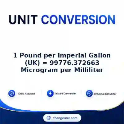 convert-from-pound-per-imperial-gallon-uk-to-microgram-per-milliliter - The Best Free Converter
