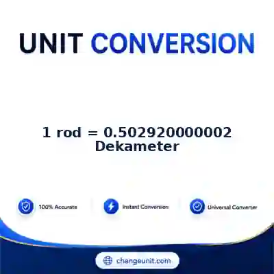 convert-from-rod-to-dekameter - The Best Free Converter