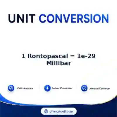 convert-from-rontopascal-to-millibar - The Best Free Converter
