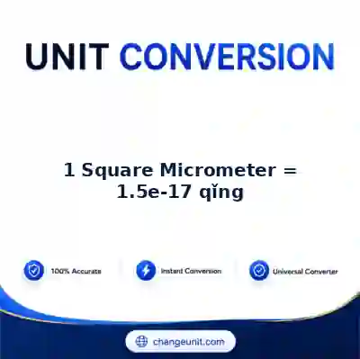 convert-from-square-micrometer-to-qing - The Best Free Converter