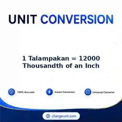 convert-from-talampakan-to-thousandth-of-an-inch - The Best Free Converter
