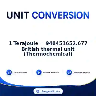convert-from-terajoule-to-british-thermal-unit-thermochemical - The Best Free Converter
