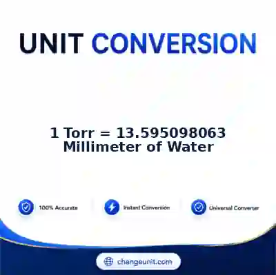 convert-from-torr-to-millimeter-of-water - The Best Free Converter