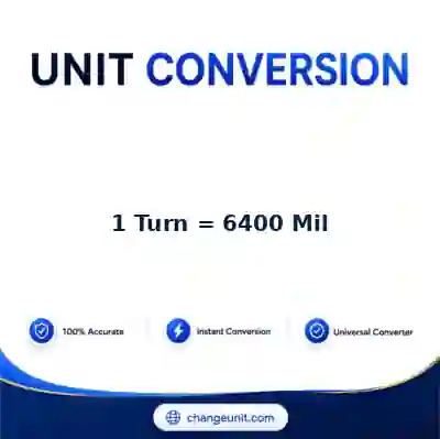 convert-from-turn-to-mil - The Best Free Converter