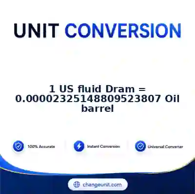 convert-from-us-fluid-dram-to-oil-barrel - The Best Free Converter