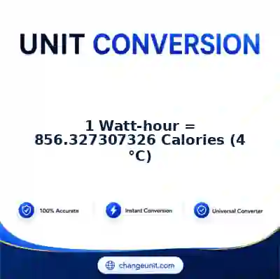 convert-from-watt-hour-to-calories-4-c - The Best Free Converter