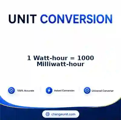convert-from-watt-hour-to-milliwatt-hour - The Best Free Converter