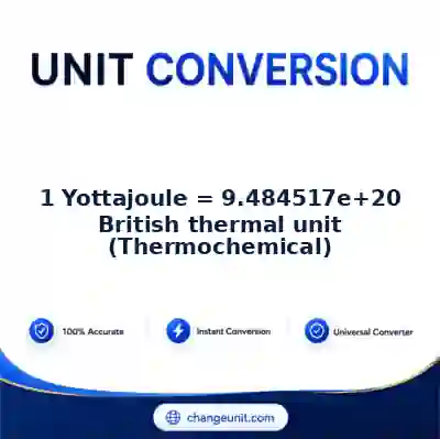 convert-from-yottajoule-to-british-thermal-unit-thermochemical - The Best Free Converter