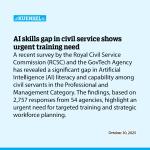 AI skills gap in civil service shows urgent training need
