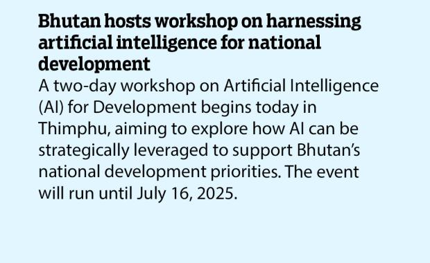 Bhutan hosts workshop on harnessing artificial intelligence for national development