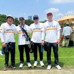 Compound archers set new milestone with semi-final finish