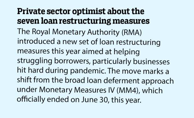 Private sector optimist about the seven loan restructuring measures