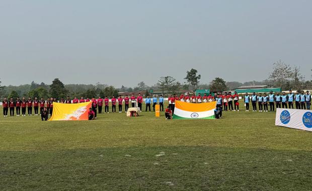 རྒྱ་འབྲུག་མཐུན་འབྲེལ་ཚོགས་སྡེའི་ཀབ་༢༠༢༥ འི་ རྩེད་ཐེངས་དང་པ་ལས་ འབྲུག་གི་སྡེ་ཚན་༢ ཆ་ར་གིས་ རྒྱལ་ཁ་ཐོབ་ཡོདཔ།