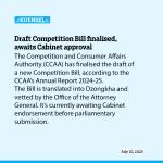 Draft Competition Bill finalised, awaits Cabinet approval