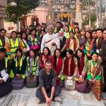 ‘Prostration Man’ completes three-year water offering in Bodhgaya for GMC