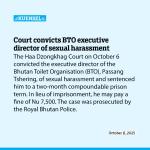 Court convicts BTO executive director of sexual harassment