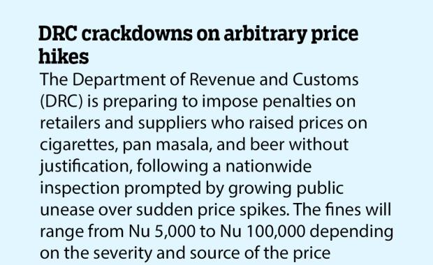 DRC crackdowns on arbitrary price hikes