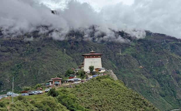 The sacred waters of Dobji Dzong