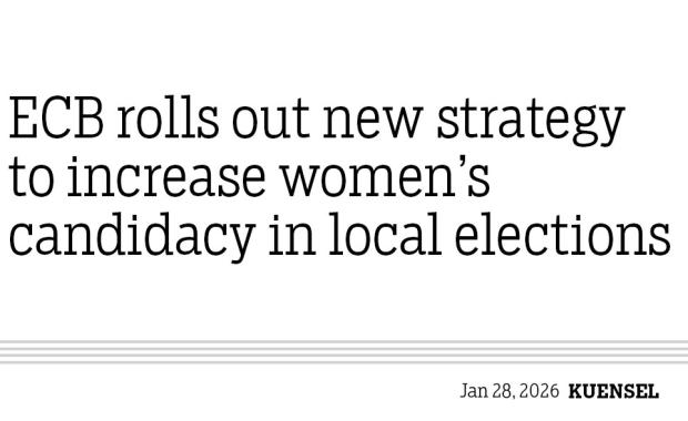 ECB rolls out new strategy to increase women’s candidacy in local elections