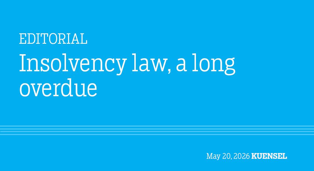 Insolvency law, a long overdue
