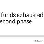 ESP funds exhausted, no second phase