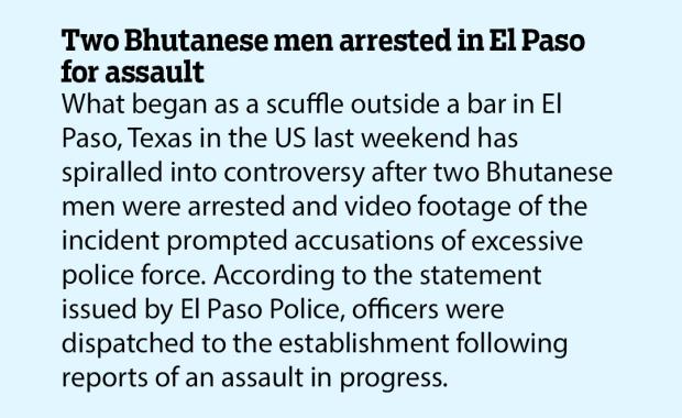 Two Bhutanese men arrested in El Paso for assault