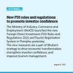 New FDI rules and regulations to promote investor confidence