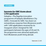 Innovate for GMC draws about 1,700 applicants