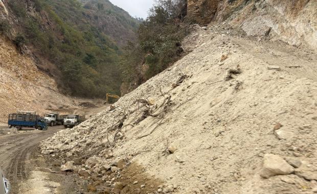 Gangola-Autsho highway project reaches 35 percent completion