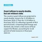 Grant inflows to nearly double, but not without risks
